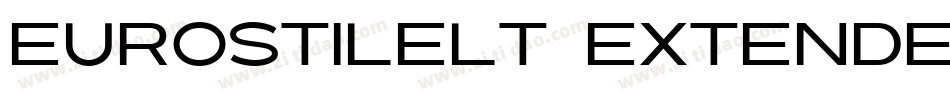 EurostileLT Extended字体转换